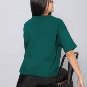 Nouveau catalogue de gros T-shirts surdimensionnés unisexes à manches courtes en coton personnalisé pour hommes avec strass - Product Image 5