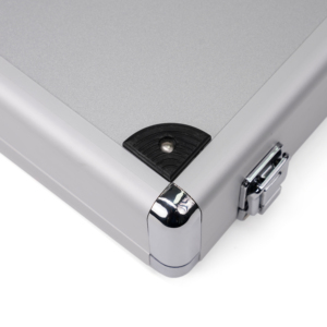 <span class=keywords><strong>Valise</strong></span> de transport personnalisée noire en alliage d'aluminium avec roulettes, type trolley, <span class=keywords><strong>pour</strong></span> présentation d'échantillons et transport aérien - Product Image 5