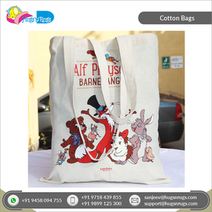 Bolsa al por mayor Patrón impreso Estilo Algodón reciclado 100% Bolsas de algodón Bolsas de compras. - Product Image 2