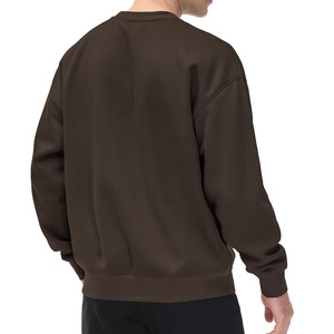 Sweat-shirt à capuche en tissu doux personnalisé, logo personnalisé, vêtements de sport de base, coton mélangé respirant, pour homme - Product Image 2