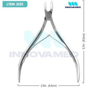 Cortaúñas Profesional de Acero Inoxidable, Duradero, con Diseño Curvo, Mango Ergonómico Antideslizante, Apertura de Mandíbula Ancha, Personalizable - Product Image 4