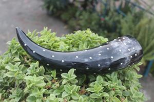 Jarra de Cuerno Natural Hecha a Mano, Inspirada en los Vikingos, Ecológica, Duradera, para Cerveza y Hidromiel, Artesanía - Product Image 2