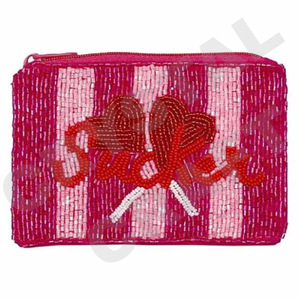 Monedero con cuentas de semillas de Gog Mom, hermoso monedero con cuentas personalizado para mujer, monedero de moda con - Product Image 4