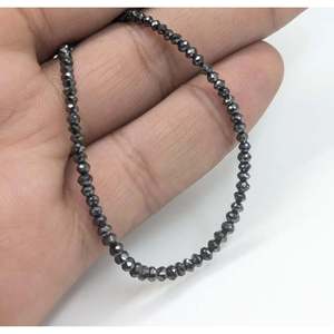 Black Diamond Faceted <b>Beads</b> <b>Bracelet</b> Elegant and Luxurious Diamond <b>Bracelets</b> & Bangles - Product Image 3