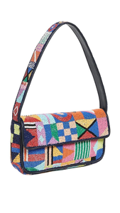 Bolsas de soldadura de moda, monedero con cuentas bordadas, bolsa con cremallera con cuentas de concha de perla, código de uso azul para la India, bolsos hechos a mano para mujer - Product Image 6