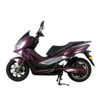 Motocyclettes électriques 72V à vente chaude pour adultes, état neuf, vitesse maximale 80 km/h, moteur à moyeu 3000W