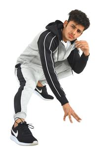 Ventes en gros de survêtements d'hiver pour hommes de haute qualité, personnalisés, streetwear, ensembles de jogging deux pièces, coupe slim décontractée, 100% coton - Product Image 4