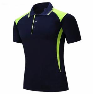 Polos pour hommes personnalisables de haute qualité, vêtements en toile respirante, logo brodé, teinture unie, vente en gros d'usine - Product Image 2