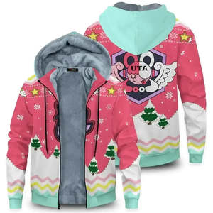 One Piece Winter Veste Capuche Anime <b>Costumes</b> Vest with Hood - Product Image 3