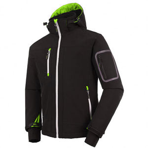 Logo personnalisé Veste softshell pour hommes imperméable randonnée vêtements de camping - Product Image 5