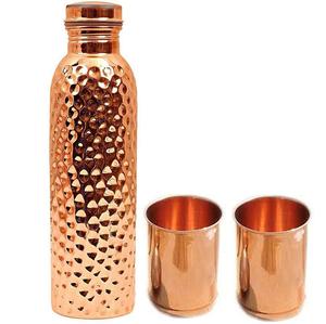 Botella de Agua de Cobre de Diseño Ecológico Edición Ramadán con Opciones Personalizables para Regalos Premium - Product Image 2