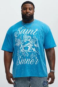 Comprar Verano de moda al por mayor OEM personalizado serigrafiado camiseta gráfica de manga corta suelta cuello redondo Casual alfabeto - Product Image 3