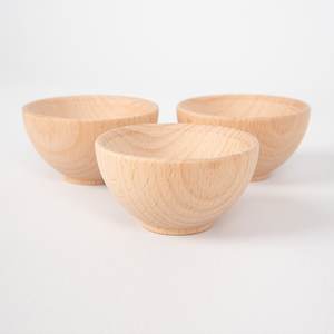 Bol de service à salade jetable en bois d'acacia naturel personnalisable de super qualité cuisine contemporaine artisanale en bois de teck - Product Image 2