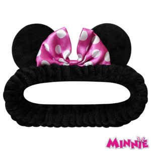 Juego de cepillo para el cabello y diadema de spa para niñas, con diseño de Minnie Mouse, kit divertido para el cuidado del cabello, desenredante, peinado y cuidado de la piel, suave. - Product Image 1