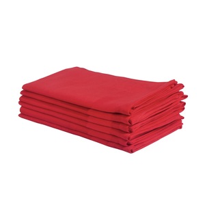 100% ensemble de serviettes en satin de coton à séchage rapide serviette en lin solide blanc tissé pour la maison hôtels restaurants utilisation durable de la cuisine - Product Image 1