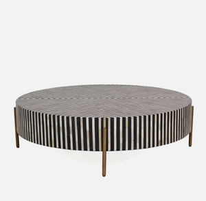 Meubles de salon recouverts d'or Console de café en aluminium Table centrale pour la maison Hôtel Restaurants Meubles pour la décoration - Product Image 6