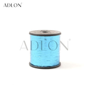 Haute qualité 100% fil métallique plat 12u 23u 1/69 1/110 M Type coloré bleu or argent haute ténacité pour tisser le tricot - Product Image 4