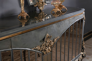 Colección de madera de lujo Premium Sensación de prestigio exclusiva extensible para comedor Sala de estar Colecciones All Well en venta - Product Image 3