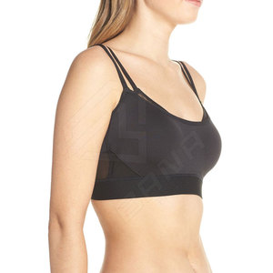 Haute qualité personnalisé grande taille femmes Gym Fitness Sport soutien-gorge Style Simple push-up avant Yoga soutien-gorge avec sangle réglable Offre Spéciale - Product Image 3