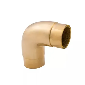 Hot Exclusive Sale Highest Selling 51mm 90 Degree Curved Flush Elbow Tube Connector Brass Made with Casting Technique