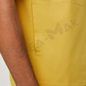 เสื้อโค้ทแล็ปชุดยูนิฟอร์มพยาบาล,ชุดอบผ้าคอตตอนสีแดงกันน้ำได้ใส่ได้ทั้งชายและหญิงสำหรับใส่ทางการแพทย์ - Product Image 5