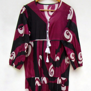 ชุดเดรสหรูหราสไตล์แมกซี่ยาวผูกเป็นเป้าพิมพ์ลายดอกไม้มาใหม่เกรดพรีเมี่ยมสินค้าออก2025 - Product Image 1