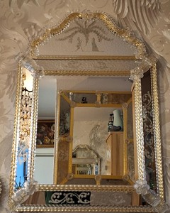 Espejo veneciano de Murano hecho a mano - Product Image 2