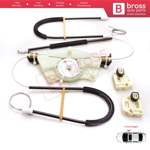 BWR573 ensemble de réparation de lève-vitre électrique avant droit pour Toledo MK2 1M2 1998-2004 Leon MK1 1M1 1999-2006 1M0837462A - Product Image 3
