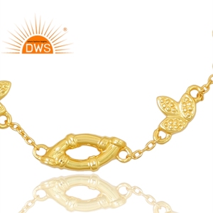 Nueva pulsera chapada en oro de 18 quilates de plata esterlina, joyería fina Demi para mujer, regalo para ella - Product Image 2