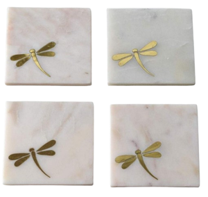 <b>Marble</b> <b>Coasters</b> Personalized Wholesale Square Shape Good Quality Mats & Pads White <b>Marble</b> Color <b>Coaster</b> Hot sale - Product Image 1