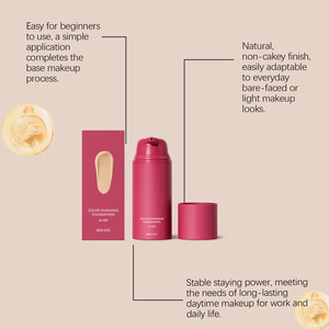 Fond <span class=keywords><strong>de</strong></span> teint à changement <span class=keywords><strong>de</strong></span> couleur Private Label s'adapte instantanément à votre teint, longue tenue, SPF 15, teinte intelligente, maquillage du <span class=keywords><strong>visage</strong></span> - Product Image 6