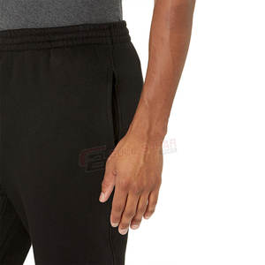 กางเกงวอร์มผ้าถักสำหรับบุรุษมีสายรัดเอวยืดได้และกระเป๋าทรงลึกสไตล์จ็อกเกอร์คลาสสิก - Product Image 5