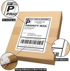 High Quality Custom <strong>Printing</strong> Waterproof A4 Size Vinyl Barcode <strong>Sticker</strong> Adhesive Label - Product Image 2