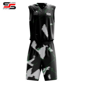 Uniformes de baloncesto personalizados transpirables y de secado rápido para adultos, hechos con impresión por sublimación. - Product Image 3