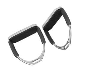Estribos de aluminio para montar a caballo, empuñadura de seguridad ajustable y ligera, diseño duradero, suministro de fábrica OEM, novedad - Product Image 4