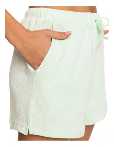Women's <b>Elasticated</b> Corduroy Casual Shorts with Side Seam Splits Draw <b>Cord</b> Closure and Side Pockets - Product Image 4