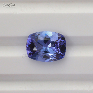 Tanzanite naturelle taille coussin 1,83 carat, pierre précieuse en vrac certifiée IGI, pierre de naissance de décembre, pierre précieuse facettée en gros pour la joaillerie - Product Image 3