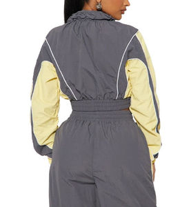 Women's Clothing Casual Solid Pattern Waterproof Windbreaker Suit Durable Quality Custom Logo Stand Collar Winter Printed Memory - Product Image 4