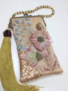 HIGH EMBROIDERY UNIQUE BAGS BEST Bohemian Style Embroidery Work Hand <b>Clutch</b> Purses Bags Fancy Design Lining Wholesale - Product Image 3