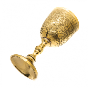 Vaso de Cóctel Clásico de Lujo en Aluminio Hecho a Mano con Acabado Dorado y Cobre de 300 ml para Uso en Restaurantes, Bares y Hoteles - Product Image 5