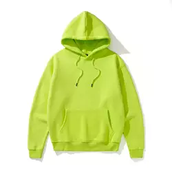 Sweat-shirts à capuche unis personnalisés avec logo, grandes tailles, imprimés en 3D en mousse gonflée, en molleton de coton respirant et à séchage rapide, mode hiver, vente en gros - Product Image 6