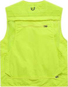 Chaleco de Seguridad Reflectante de Alta Visibilidad para Construcción, Personalizado de Fábrica, 100% Poliéster, SAFA SPORTS - Product Image 2