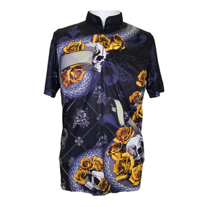 เสื้อเจอร์ซีย์ตาข่ายแห้งเร็วระบายอากาศได้ดีเสื้อเจอร์ซีย์พิมพ์ลายทั้งหมด - Product Image 5