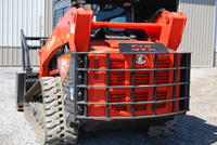 Minipala cingolata compatta Kubota SVL97-2 del 2023 con trinciatrice forestale, pronta per la spedizione