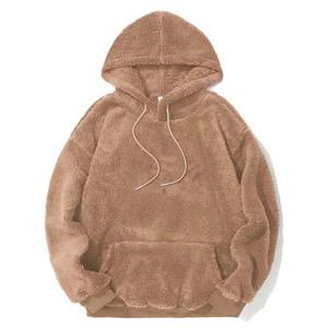 Wholesale <b>Oversize</b> Pullover Winter Sherpa <b>Hoodie</b> <b>Men's</b> Thick Over Sized <b>Men</b> <b>Fleece</b> Sherpa Coat Jackets <b>Men's</b> Clothing Hoodies - Product Image 4