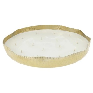 โหลเทียนแฮนด์เมดชุบทองดีไซน์โค้งพร้อมสีและโลโก้ที่กำหนดเองสำหรับตกแต่งบ้านคริสต์มาส - Product Image 3