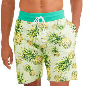 Short en maille double couche au design personnalisé pour hommes, short vierge d'été à motif uni, style décontracté, entièrement sublimé - Product Image 1