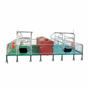 Cages pour animaux de cage de mise bas pour porcs faciles à installer en gros pour truies nouvel état équipement d'élevage - Product Image 1