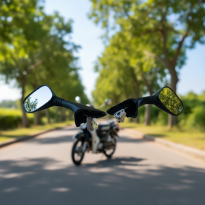 กระจกมองข้างคู่ของแท้ใหม่สำหรับ <span class=keywords><strong>Honda</strong></span> S <span class=keywords><strong>Wing</strong></span> <span class=keywords><strong>125</strong></span>/150 CD รุ่น 88100-Krj-7900 เข้ากันได้อย่างสมบูรณ์แบบสำหรับรถจักรยานยนต์ - Product Image 3