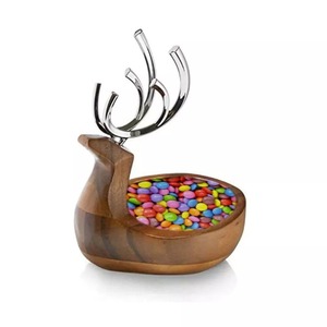 Wholesale Premium Handcrafted Natural Acacia Wood <b>Snack</b> & Serving Bowl for Party Use India - Product Image 5